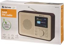 Radijo imtuvas Denver GREENLine DAB-60DW, ruda sp.