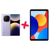 Mobilais telefons Xiaomi Redmi Note 14 Pro+ 5G, 512 GB, violeta + Planšetdators Xiaomi Redmi Pad SE 8.7, pelēka, 8.7", 4GB/64GB