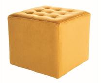 Pufas Lori, geltona sp., 39 cm x 39 cm x 34 cm