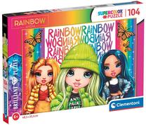 Dėlionė Clementoni Brilliant Rainbow High 20342, 33.5 cm x 48.5 cm, 104 vnt., įvairių spalvų