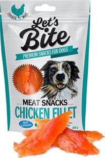 Skanėstas šunims Brit Care Let's Bite Meat Snacks Chicken Fillet, vištiena, 0.3 kg