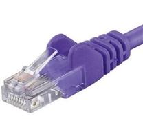 Сетевой кабель PremiumCord RJ-45, RJ-45, 10 м, фиолетовый цв.