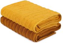 Vannas dvieļu komplekts Beverly Hills Polo Club Bath Towel Set 406, oranža krās., 140 cm x 70 cm, 2 gab.