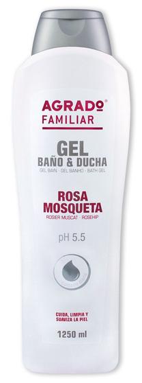 Kūno prausimosi želė Agrado Rosehip, 1250 ml