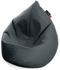 Sėdmaišis Drizzle Drop Graphite Pop Fit, 120 l, tamsiai pilka sp. Prekė su pažeista pakuote.