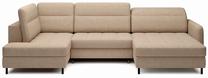 Kampinė sofa Berrto Toscany 20, ruda sp., dešininė, 165 x 306 cm x 100 cm