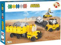 Konstruktorius Clics Builders Squad BC-009, 117 vnt., geltona sp./pilka sp.