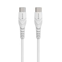 Kabelis Estuff ES604201, USB Type C, 200 cm, balta sp.