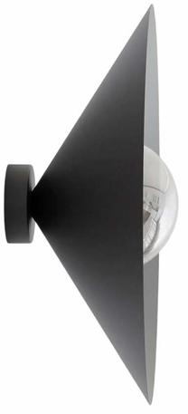 Valgusti seinale Emibig Mono K1M, E14, 1 x 10 W, must v./grafiit v. / must v., 40 x 40 cm