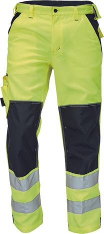 Darba bikses vīriešu Cerva Knoxfield HV FL290, dzeltena krās./grafīta krās., 58 izmērs