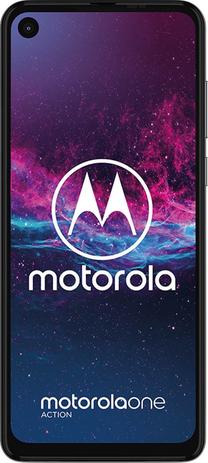 Mobilusis telefonas Motorola One Action, 128 GB, balta sp.