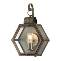 Āra sienas lampa Quintiesse Heath, 60W, E27, IP44, bronzas krās., 33.1 cm x 48 cm