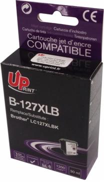 Rašalinio spausdintuvo kasetė Uprint B-127XL-B-UP, juoda sp.