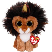 Mīkstā rotaļlieta TY Beanie Boos Ramsey LionCorn, brūna krās., 24 cm