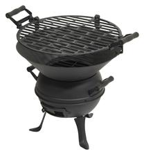 Salikts grils Cattara Kettle, melna krās., 37 cm