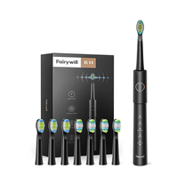 Elektrinis dantų šepetėlis FairyWill FW-E11, juoda sp.
