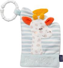 Буклет с занятиями для малышей BabyFehn Goodnight Giraffe, 3 см, белый цв./голубой цв.