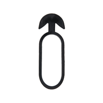 Augalų tvirtinimo žiedai Bradas Anchor Rubber Tie Epdm, 8 cm x 0.4 cm, 8 cm, guma, juoda sp., 50 vnt.