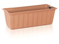 Gėlių vazonas Prosperplast Balcony IS6CAN-R624, plastikinis, 60 cm x 18 cm, Ø 60 cm, ruda sp.