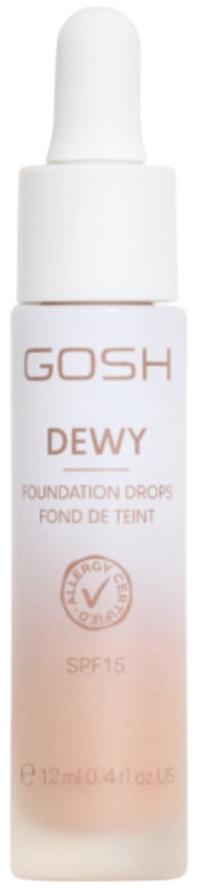 Skystas makiažo pagrindas Gosh Dewy, SPF 15, tan sp., 008, 12 g