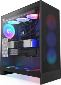 Kompiuterio korpusas NZXT H7 Flow RGB, juoda sp.