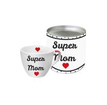Puodelis PPD Super 603067, balta sp./juoda sp./raudona sp., 0.45 l