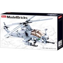 Konstruktors Sluban Model AH-1Z, 482 gab., daudzkrāsaina
