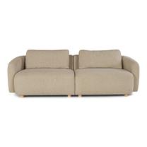 Sofa Domoletti Tiva two-seater, rusva sp., 220 x 95 cm x 70 cm