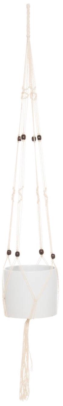 Stovas gėlių vazonams 4Living, 6 cm, 110 cm, medvilnė/natūralus pluoštas, smėlio sp.