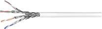 Сетевой кабель Goobay Cat 6, S/FTP, 100 м, белый цв.