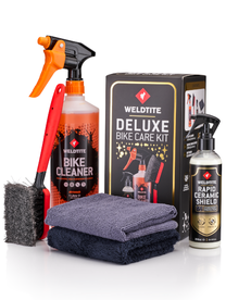 Dviračių valiklis Weldtite Deluxe Bike Care Kit BF03105, skaidri sp., 5 vnt.