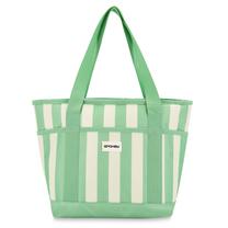 Šaltkrepšis Spokey Acapulco, balta sp./žalia sp., 39 x 15 cm, 12 l