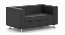 Sofa Chairman, juoda sp., 85 x 146 cm x 70 cm