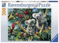 Dėlionė Ravensburger Koalas in a Tree 14826, 49 cm x 36 cm, 500 vnt., įvairių spalvų