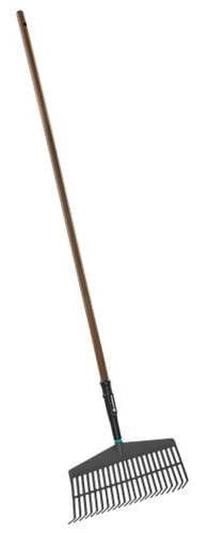 Lapu grābeklis vēdekļa Gardena NatureLine 17105-20, ar kātu, 1620 mm, brūna krās./pelēka krās.