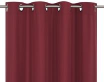 Nakts aizkari Tuckano Liquorice, bordo krās., 140 cm x 250 cm