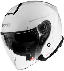 Motocikla ķivere Axxis Mirage SV Solid, XS, balta krās.