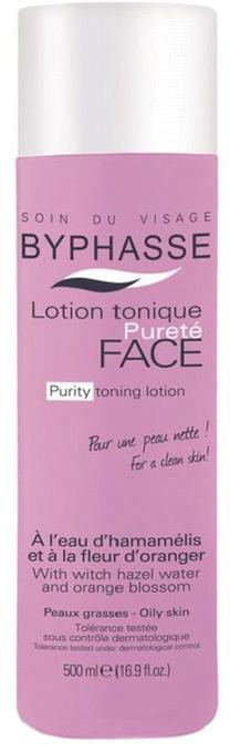 Kosmētikas noņemšanas līdzeklis Byphasse Purity toning lotion, 500 ml