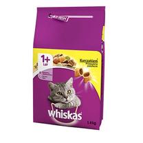 Sausā kaķu barība Whiskas, vistas gaļa, 1.4 kg
