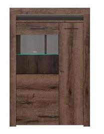 Vitrina Baylar REG1W1D100, ąžuolo sp., 99.5 cm x 40 cm x 147 cm