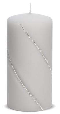 Žvakė, cilindrinė Mondex Bolero BC4722-PROM, pilka sp.