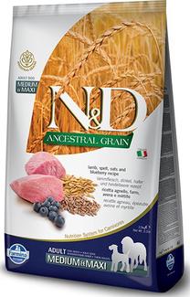 Kuiv koeratoit Farmina N&D Ancestral Grain, lambaliha, 2.5 kg