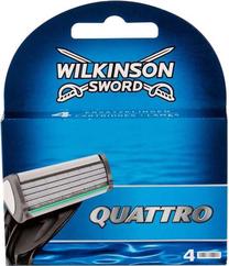 Бритвенные лезвия Wilkinson Sword Quattro, 4 шт.