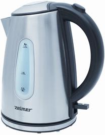 Elektriskā tējkanna Zelmer ZCK1275X CK1050, 1.7 l, melns krās./nerūsējošā tērauda krās.
