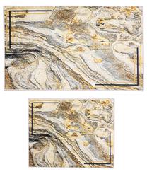 Vonios kilimėlių rinkinys Foutastic Bathmat Set 933ELT1108, įvairių spalvų, 10 cm x 60 cm