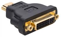Adapteris Akyga AK-AD-02 HDMI male, DVI 24+1 female, melna krās.