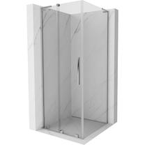 Dušo kabina Mexen Velar L 871-120-120-03-01, kvadratinė, be padėklo, 120 cm x 120 cm x 200 cm, chromo sp./skaidrus