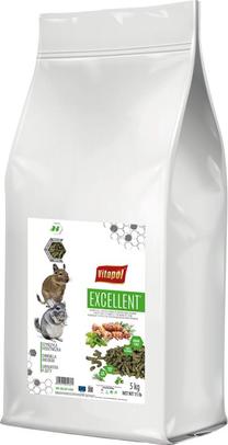 Maistas graužikams Vitapol Excellent, šinšiloms, 5 kg