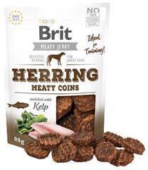 Gardums suņiem Brit Jerky Herring Meaty Coins, zivs, 0.08 kg