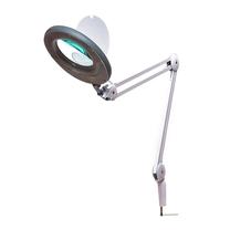Pieskrūvējama galda lampa 6025-2F, LED, 6W, balta krās./balta krās.